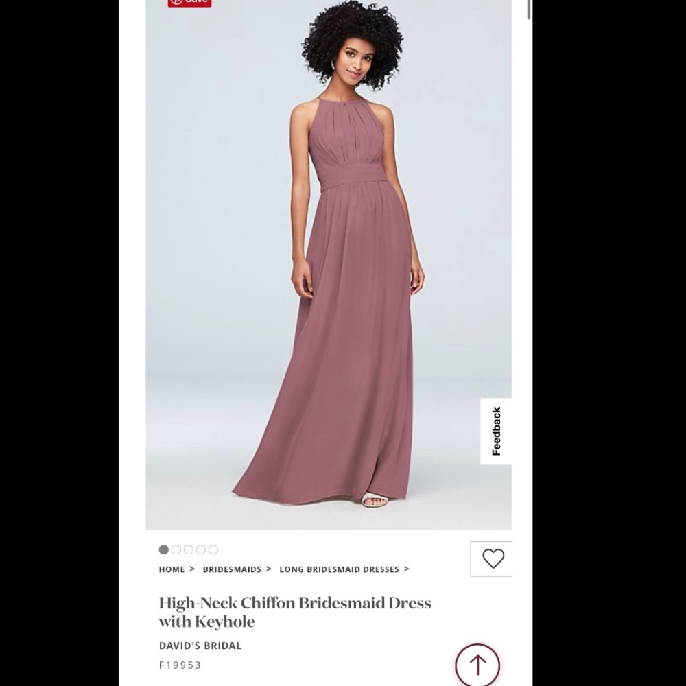 David’s Bridal Bridesmaid Dress 👗👗👗